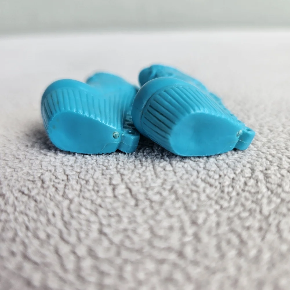 Monster High Doll Voltageous Hair Frankie Stein Replacement Wedge Shoes Blue
